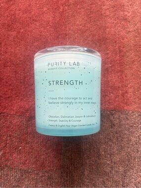 New - Purity Lab Candle - 'Strength' - Freesia & English Pear